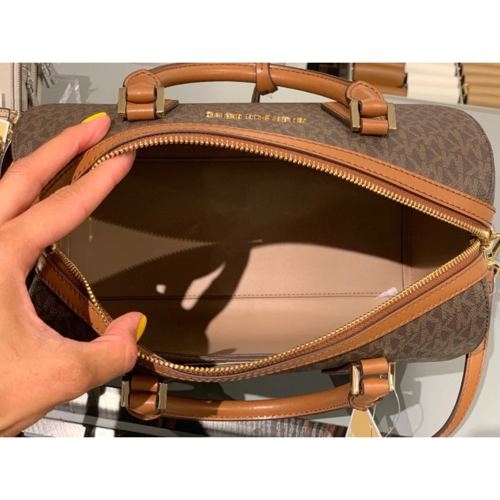 Michael kors Hayes Large duffle bag brown/Acorn - Picture 6 of 6